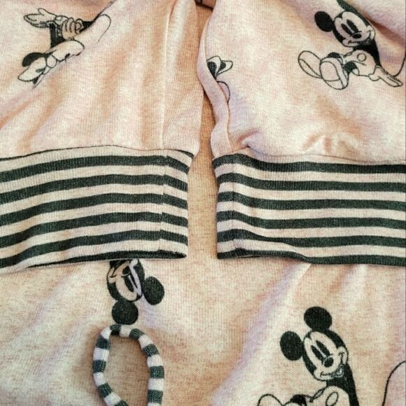 EC DISNEY MICKEY MOUSE AND MINNIE MOUSE PAJAMA SET W/ POCKETS SZ.S - Picture 3 of 7